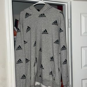 Gray Adidas Hoodie